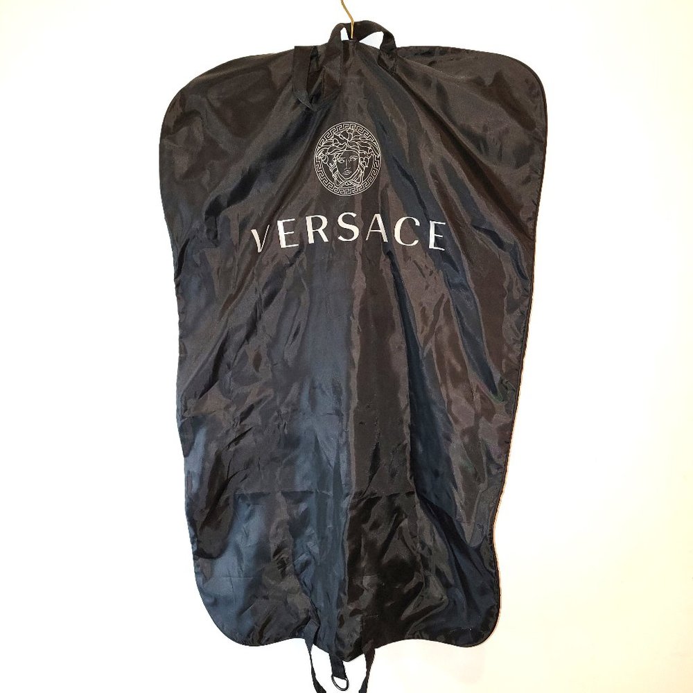 Authentic Versace Medusa '95 Ribbed Knit Mini Dress, Black, Size 46, NWT - Picture 9 of 10